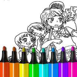 Anime Coloring Pages - Play Anime Coloring Pages On Games2win
