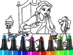 Beauty and the Beast Coloring Page